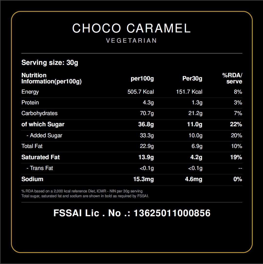 Choco Caramel - 120gm